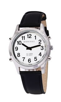 Sprechende Analog Damen Armbanduhr mit Zeit- und Datumsansage