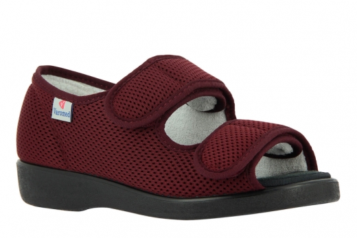 Damen-Klett-Slipper Stretchschuh Strasbourg Weite H Varomed Art. 31311 schwarz