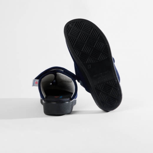 Klettpantoffel Verbandpantoffel Bali Varomed 58906 Weite L Größe 43 REDUZIERT Profilsohle