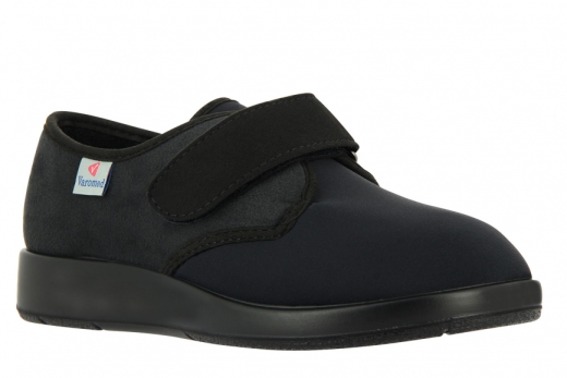 Klettschuh Stretchschuh Verbandschuh Tromsö Größe 44 schwarz Weite L Varomed 60810 REDUZIERT!