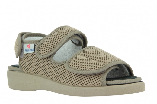 Klett-Sandale Verbandsandale Mesh Genf Weite L Varomed 58892 tan