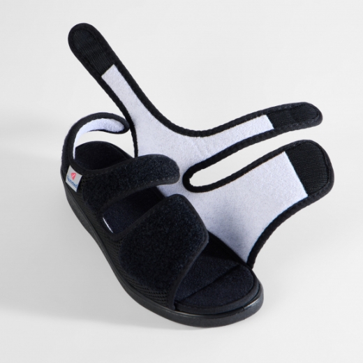 Klett-Sandale Verbandsandale Mesh Genf Weite L Varomed 58892 bordo weiter Einschlupf