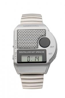 NEU! Sprechende Armbanduhr Digital mit großem Sprachknopf 